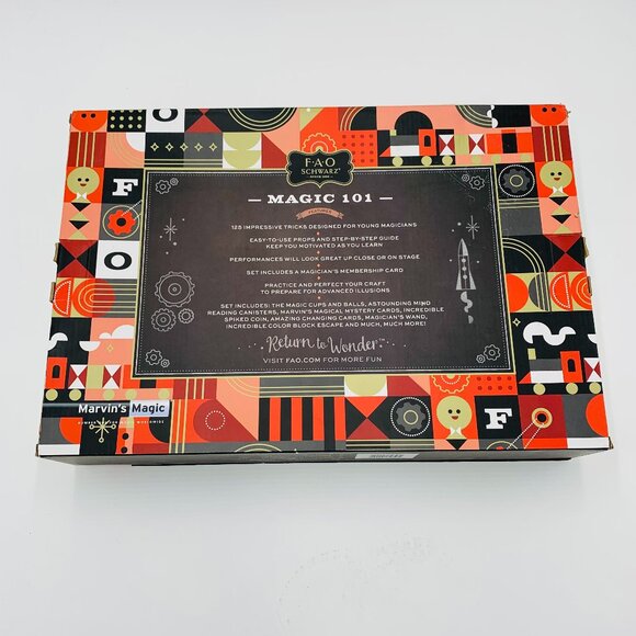 NIB FAO Schwarz Marvins Main Stage Of Secrets Magic Tricks Magic Box - Picture 1 of 2
